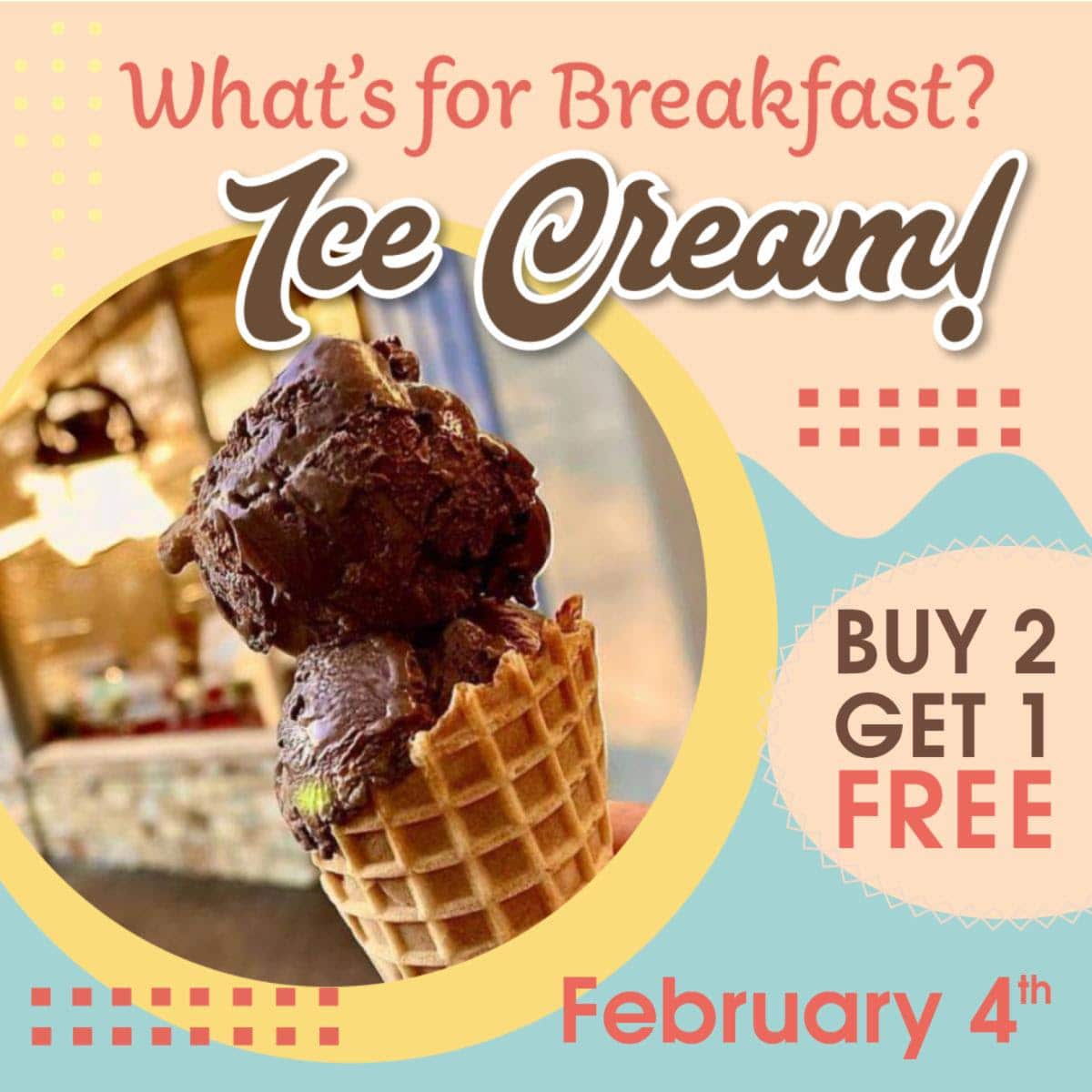 Ice Cream for Breakfast Day