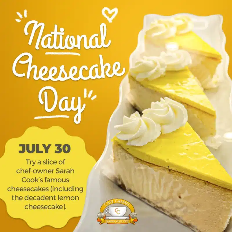 National Cheesecake Day
