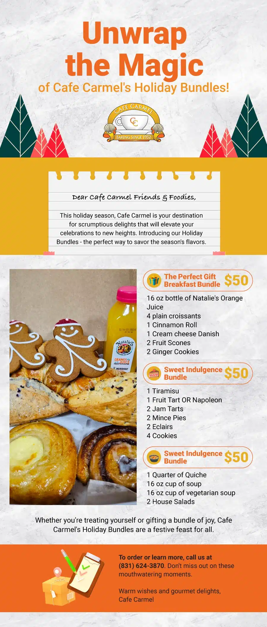 Unwrap the Magic of Cafe Carmel's Holiday Bundles! Blog