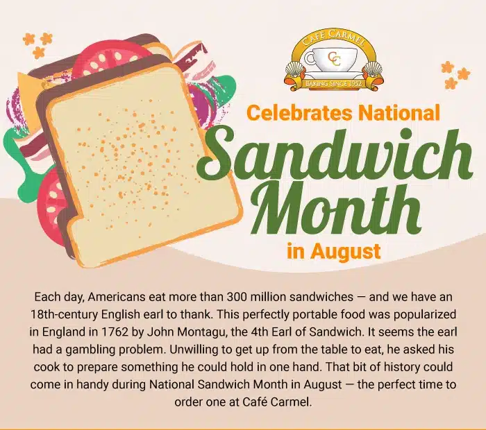 CC - Café Carmel Special Treats this August 1