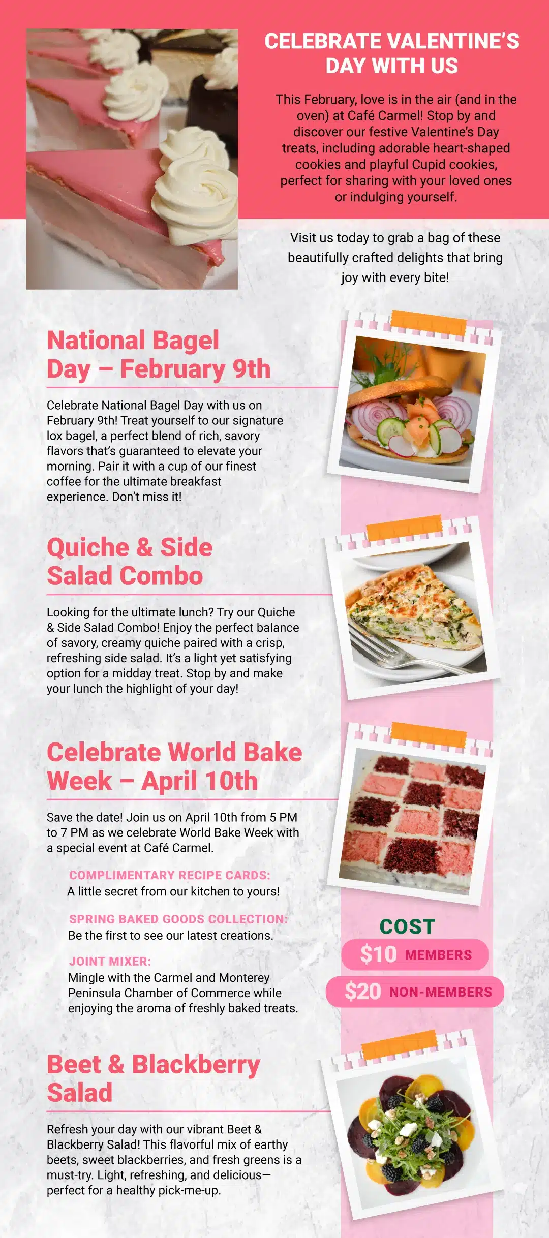 CC - CELEBRATE LOVE & SWEET MOMENTS THIS FEBRUARY AT CAFE CARMEL! 2