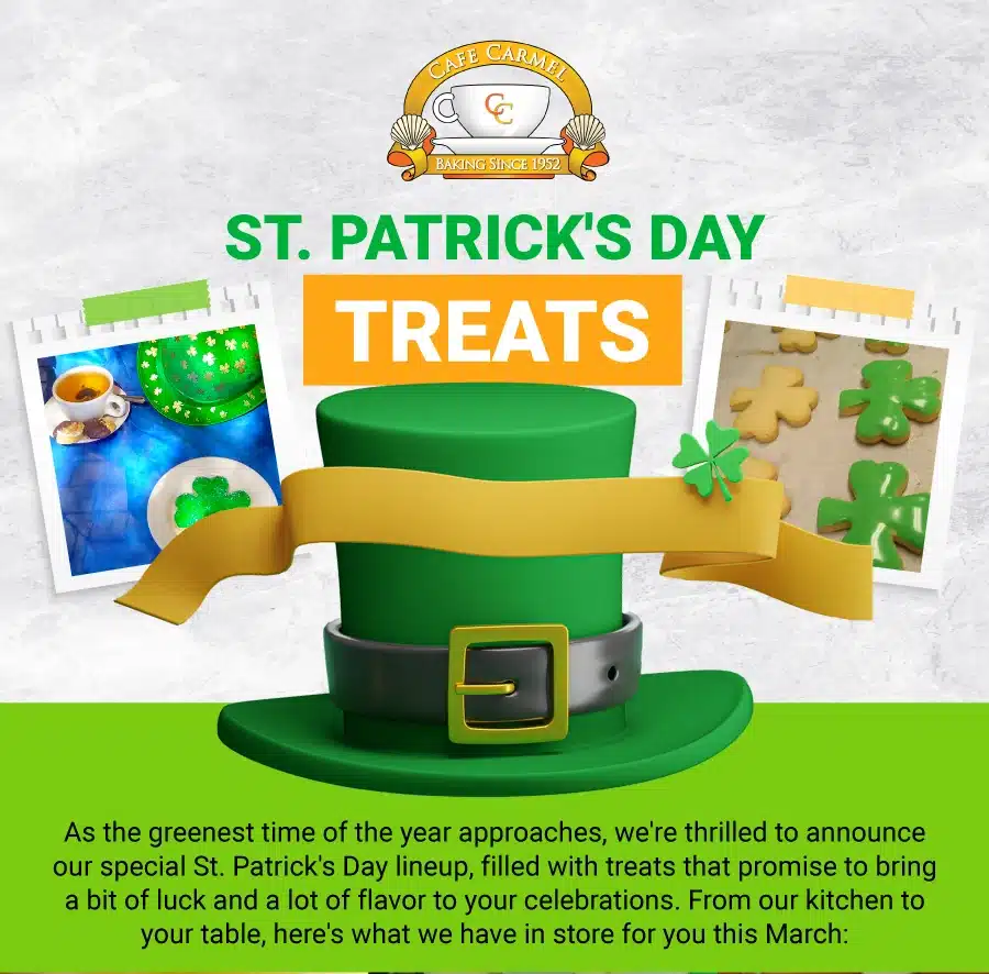 CC - Café Carmel St. Patrick Day Treats! 1