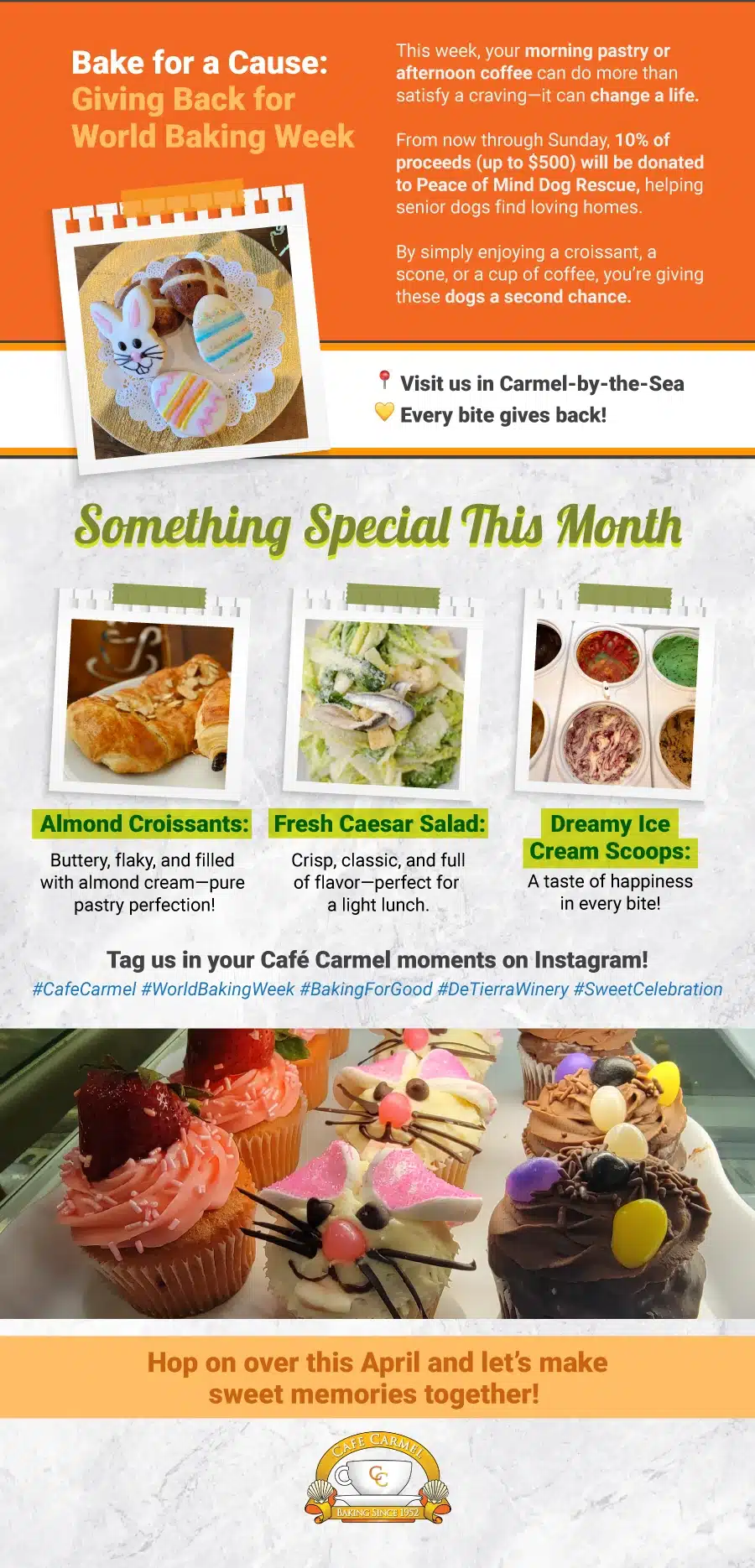 Celebrate World Bake Week at Cafe Carmel! 3