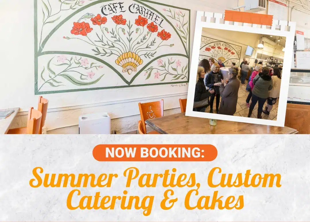 CC - Now Booking Summer Parties Custom Catering Cakes from Cafe Carmel 1
