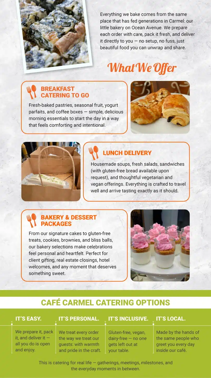 CC - Café Carmel's Catering to Go! 2