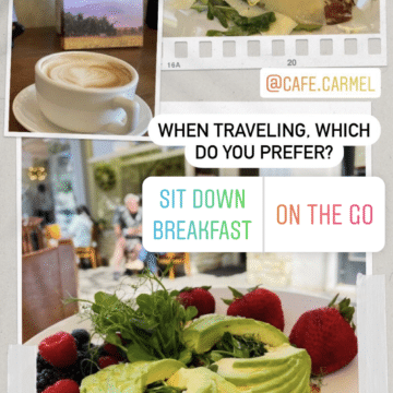 travel and lesuire magazine cafe carmel