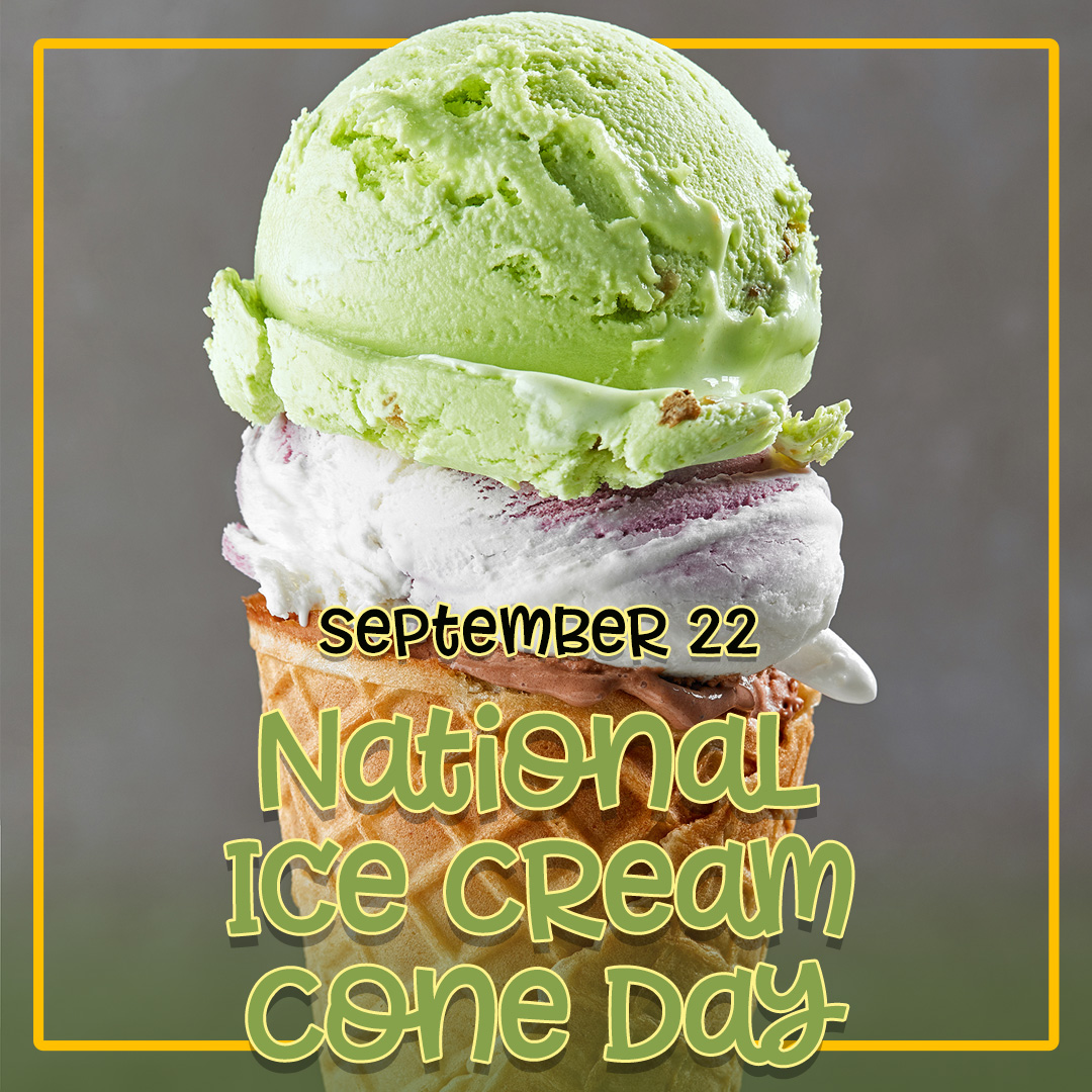 September 22 is National Ice Cream Cone Day