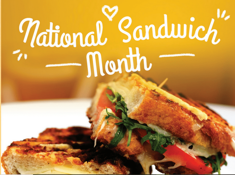 National Sandwich Month Café Carmel