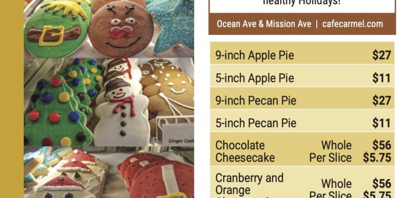 Christmas Order Menu