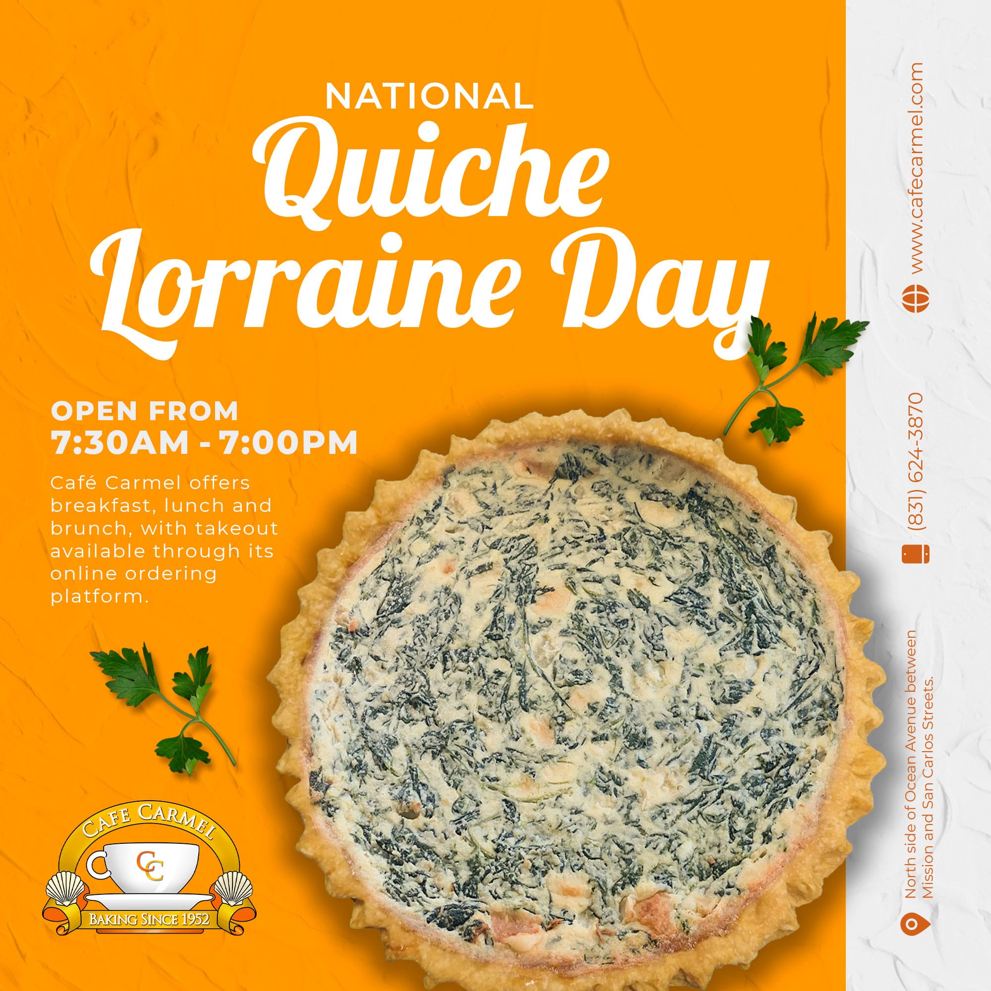 May 20 National Quiche Lorraine Day