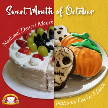 sweet month dessert cookie