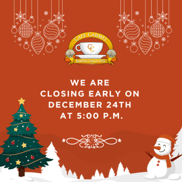 Holiday Closing December 24th Early