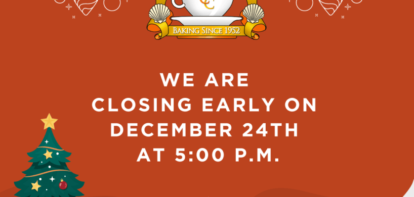 Holiday Closing December 24th Early