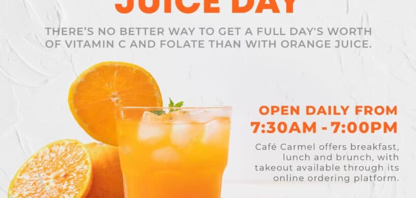National Orange Juice Day