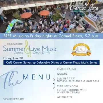 Music Festival Menu