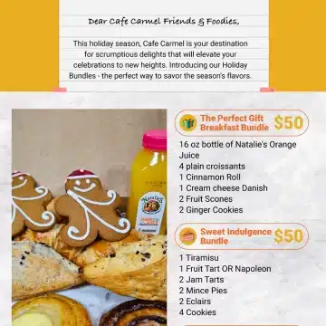 Unwrap the Magic of Cafe Carmel's Holiday Bundles! Blog