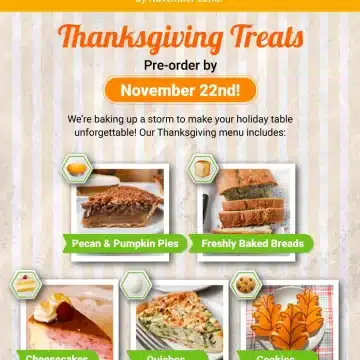 CC - Last Call for Thanksgiving Orders!