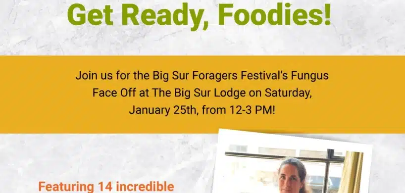 CC - Café Carmel to Participate in the Big Sur Foragers Festival Fungus Face Off 1