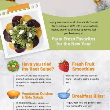 CC - New Year, Fresh Start at Cafe Carmel! 1
