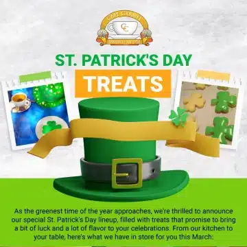 CC - Café Carmel St. Patrick Day Treats! 1