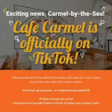CC - Exciting news, Carmel-by-the-Sea!